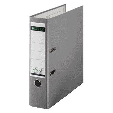 Leitz - Ordner 1010 180° 80mm PP A4 grau | 20 Stück