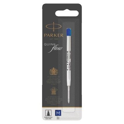 Parker - Quinkflow m blaue Kugelschreibermine | 12 Stück