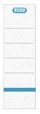Elba - Rückenetikett breit 59x190mm selbstklebend weiß/blau 10 Stück