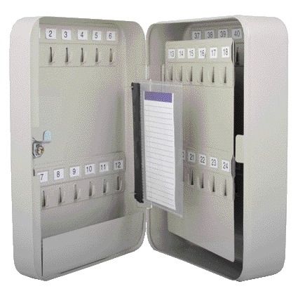 Qbasic - Armoire à clés 48 crochets 250x180x80mm