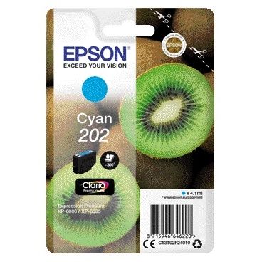 Epson - Cartouche d'encre 202 T02F24 bleue