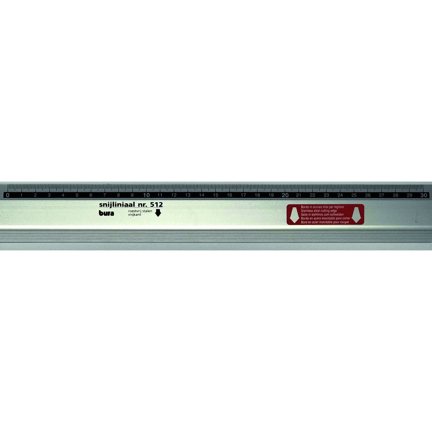 Rumold - Schneidelineal Bura 512 Antica 30cm Aluminium