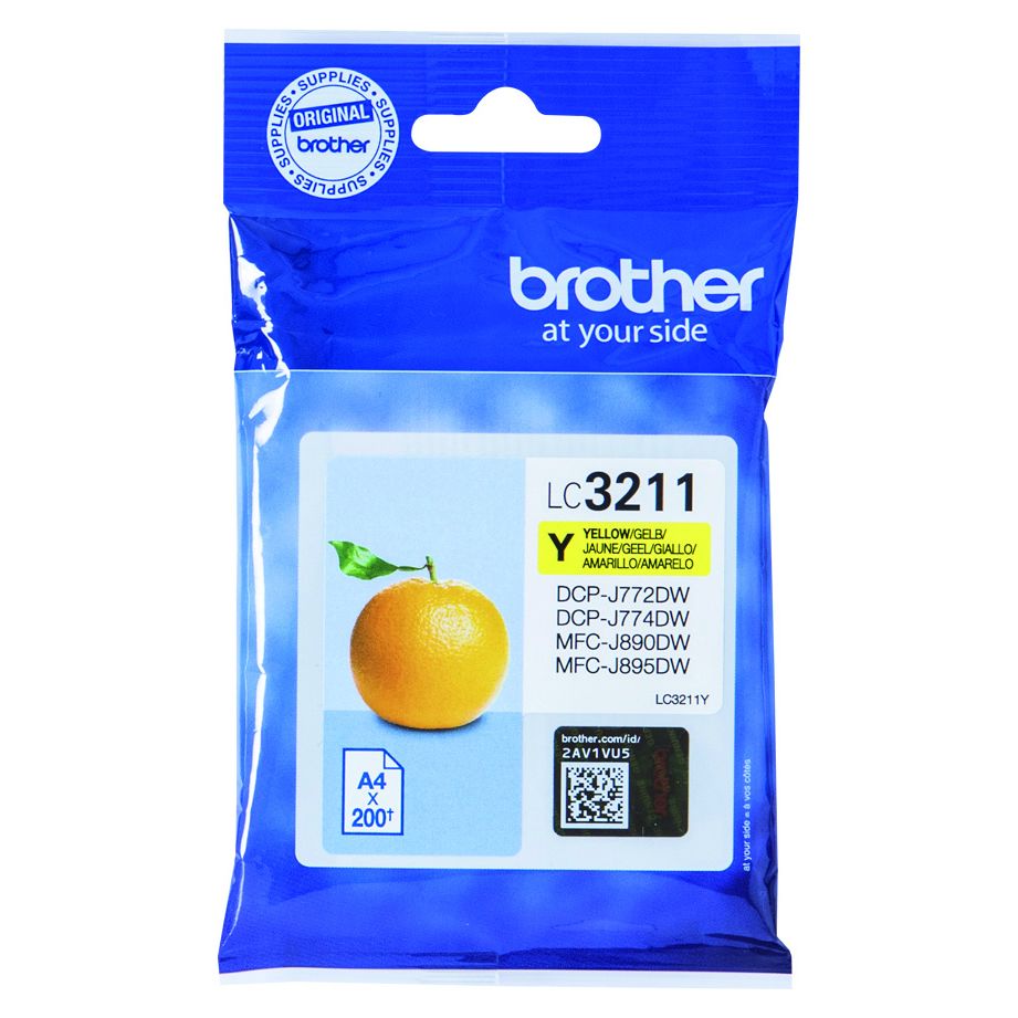 Brother - Cartouche d'encre LC-3211Y jaune