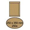 IEZZY - Umschlagurkunde 250x350mm selbstklebend 90gr braun 250 Stück