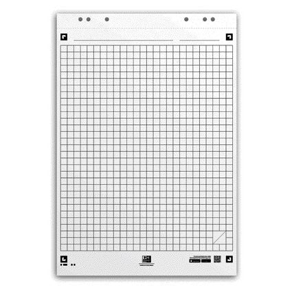 Oxford - Flipchart-Papier Smart 650x980mm quadratisch 90 Gramm 20 Blatt