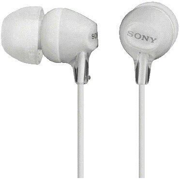 Sony - Ecouteur EX15LP basique blanc