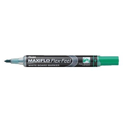 Pentel - Marqueur pour tableau blanc mwl5sbf 1.5-4.5 vert | 12 pièces