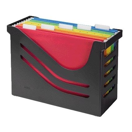 Jalema - Hängeregisterbox Djois Re-Solution + 5 schwarze Hängeregister