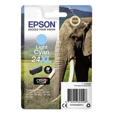 Epson - Tintenpatrone 24XL T2435 hellblau