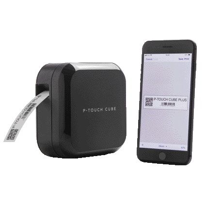 Brother - Labelprinter P-touch Cube Plus TZe PT-P710BT desktop 24mm zwart