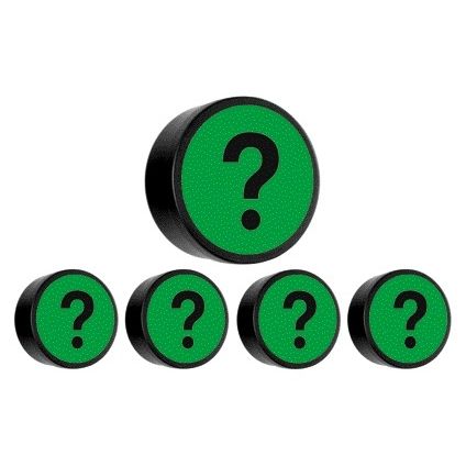 Smit Visual - Magnet Fragezeichen 35mm grün 5 Stück