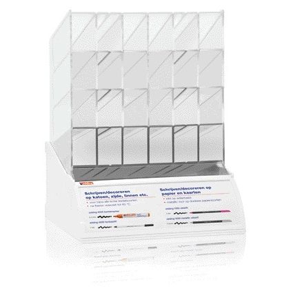 Edding - Présentoir Papeterie Etagère Vide