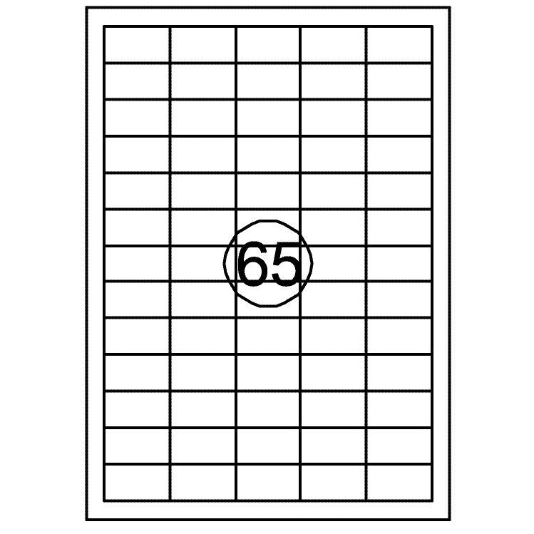 Quantore - Etiquette 38X21.2mm 975 pièces