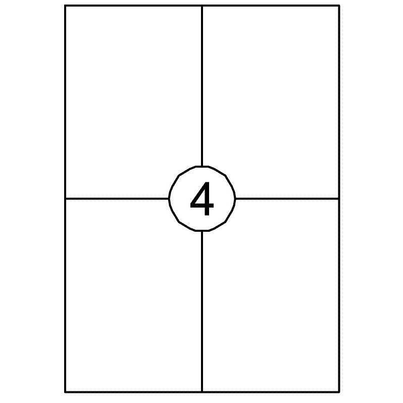 Quantore - Etiket 105x148mm 400 stuks