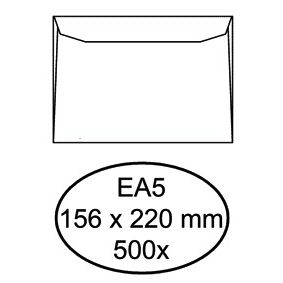 Quantore - Envelop bank EA5 156x220mm wit 500 stuks