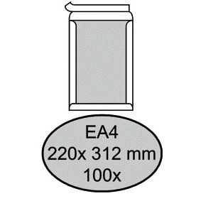Quantore - Envelop bordrug EA4 220x312mm zelfklevend wit 100 stuks