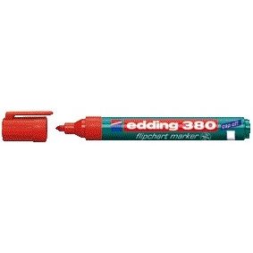 Edding - Filzstift 380 Flipchart rund 1,5-3mm rot