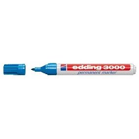 Edding - Feutre 3000 rond 1,5-3mm bleu clair | 10 pièces