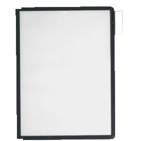 Langlebig - Infotasche Sherpa A4 schwarz 5 Stück