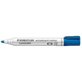 Staedtler - Whiteboardmarker Lumocolor 351 rond blauw 2mm | 10 stuks