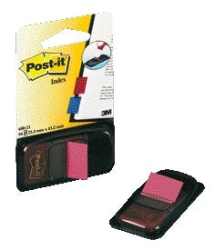 Post-it - Onglets 680 25,4x43,2mm rose vif | 12 pièces