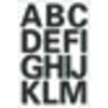 HERMA - Etiquette 4167 25mm lettres A-Z noir | 10 pièces