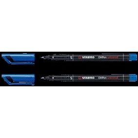 STABILO - Viltstift ohp 841/41 rond sf blauw