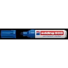Edding - Viltstift 500 schuin 2-7mm blauw | 10 stuks