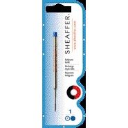 Sheaffer - Recharge pour stylo à bille f bleu | 6 pièces
