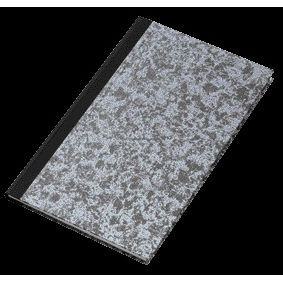 Atlanta - Notizbuch Djois Excellent genäht 330x205mm 192 Seiten liniert grau wolkig | 5 Stück