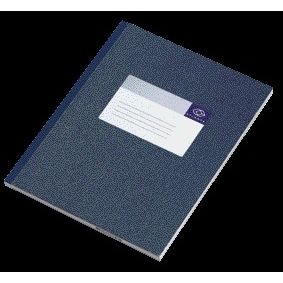 Atlanta - Notitieboek Djois gelijmd 210x165 128blz lijn blauw | 5 stuks