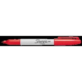 Sharpie - Feutre rond fin rouge