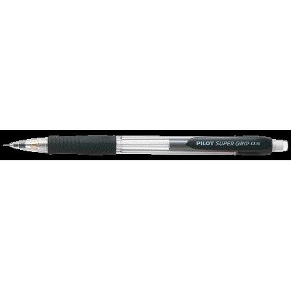 Pilot - Vulpotlood super grip hb 0.5mm zwart | 12 stuks