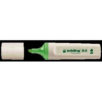 Edding - Surligneur 24 EcoLine vert clair | 10 pièces