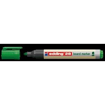 Edding - Marqueur pour tableau blanc 28 EcoLine rond 1,5-3mm vert | 10 pièces