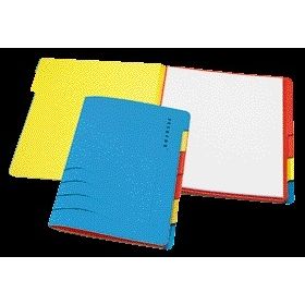 Jalema - Sorteermap sixtab 6 tabbladen 100% gerecycled karton 250 gr blauw