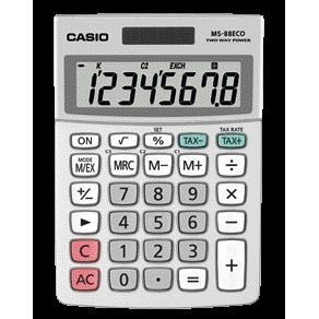 Casio - Calculatrice MS-88ECO