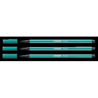 Stabilo - Viltstift Pen 68/51 medium turquoiseblauw | 10 stuks