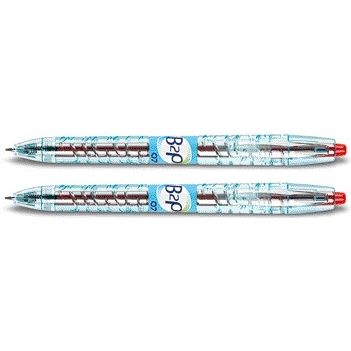 Pilot - Gelschrijver begreen b2p m rood