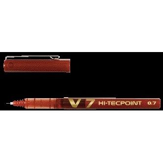Pilot - Stylo roller Hi-Tecpoint V7 moyen rouge