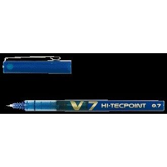 Pilot - Stylo roller Hi-Tecpoint V7 moyen bleu