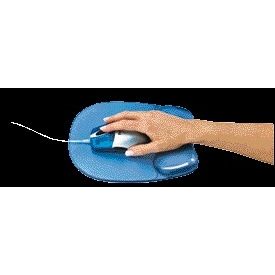 Fellowes - Tapis de souris support de poignet cristaux gel tr bl