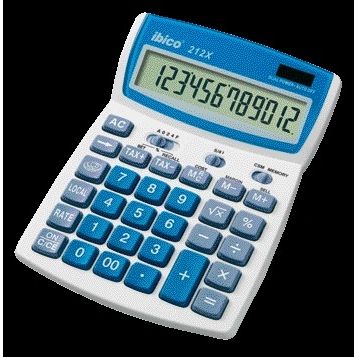 Ibico - Calculatrice 212X | 10 pièces