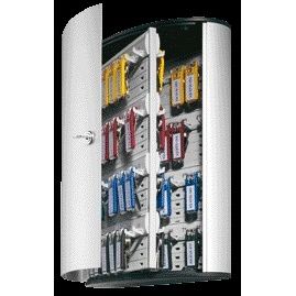 Langlebig – Schlüsselschrank mit 72 Haken, 302 x 400 x 118 mm