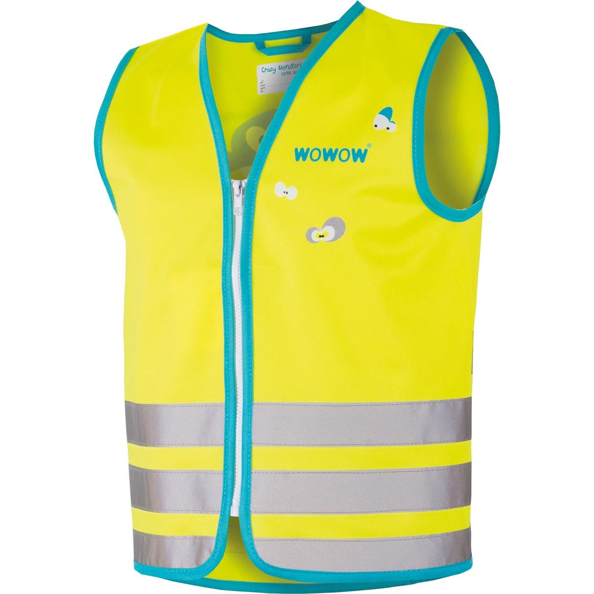 Wowow - Crazy Jacket fluohesje, geel, M (kind)