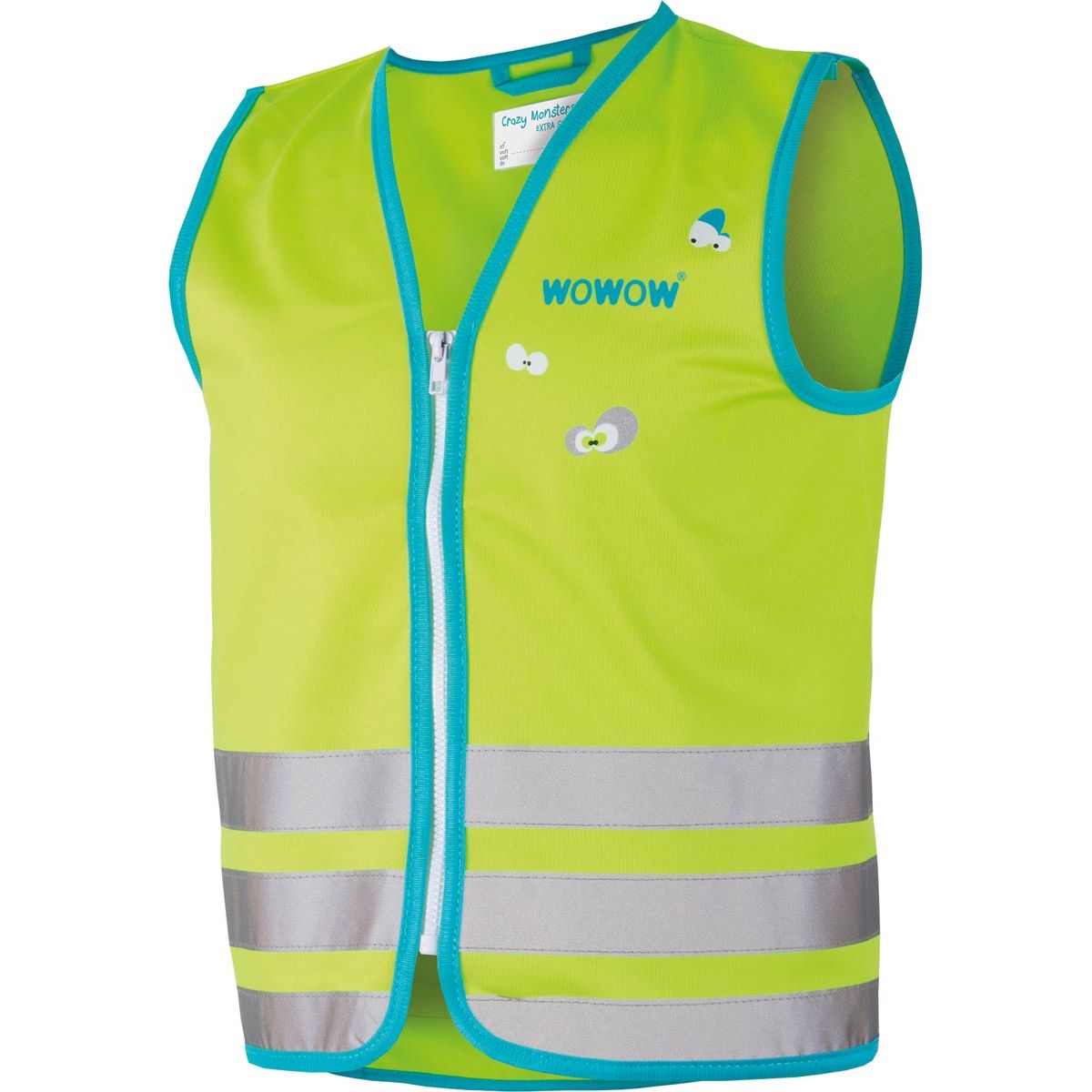 Wowow - Fluoreszierende Weste Crazy Jacket, grün, L (Kind)