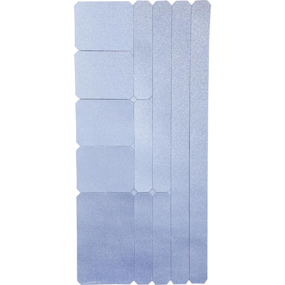 Wowow – reflektierendes Aufkleberset, silber