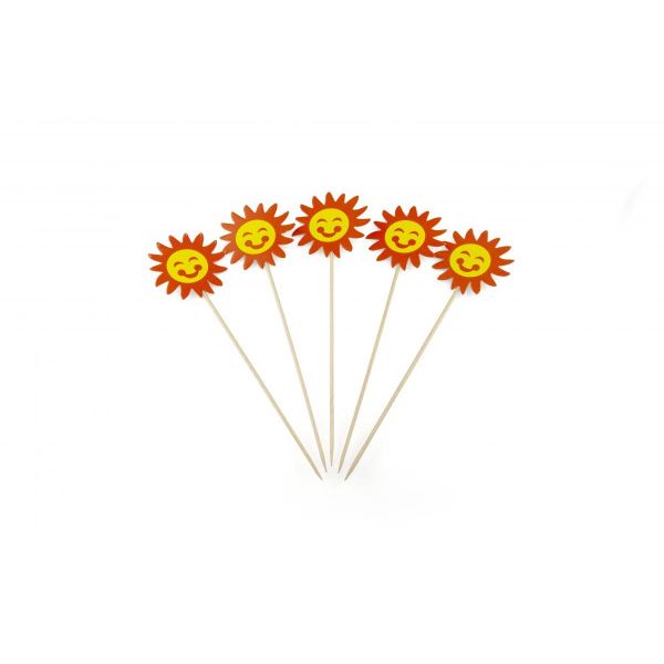 Zon op prikker 190mm 100 stuks