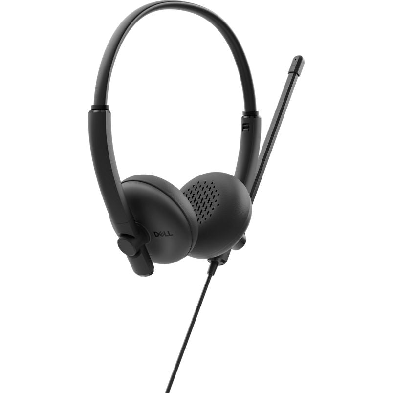 Dell - WH125 Headset Bedraad Hoofdband Oproepen/muziek USB Type-A Zwart