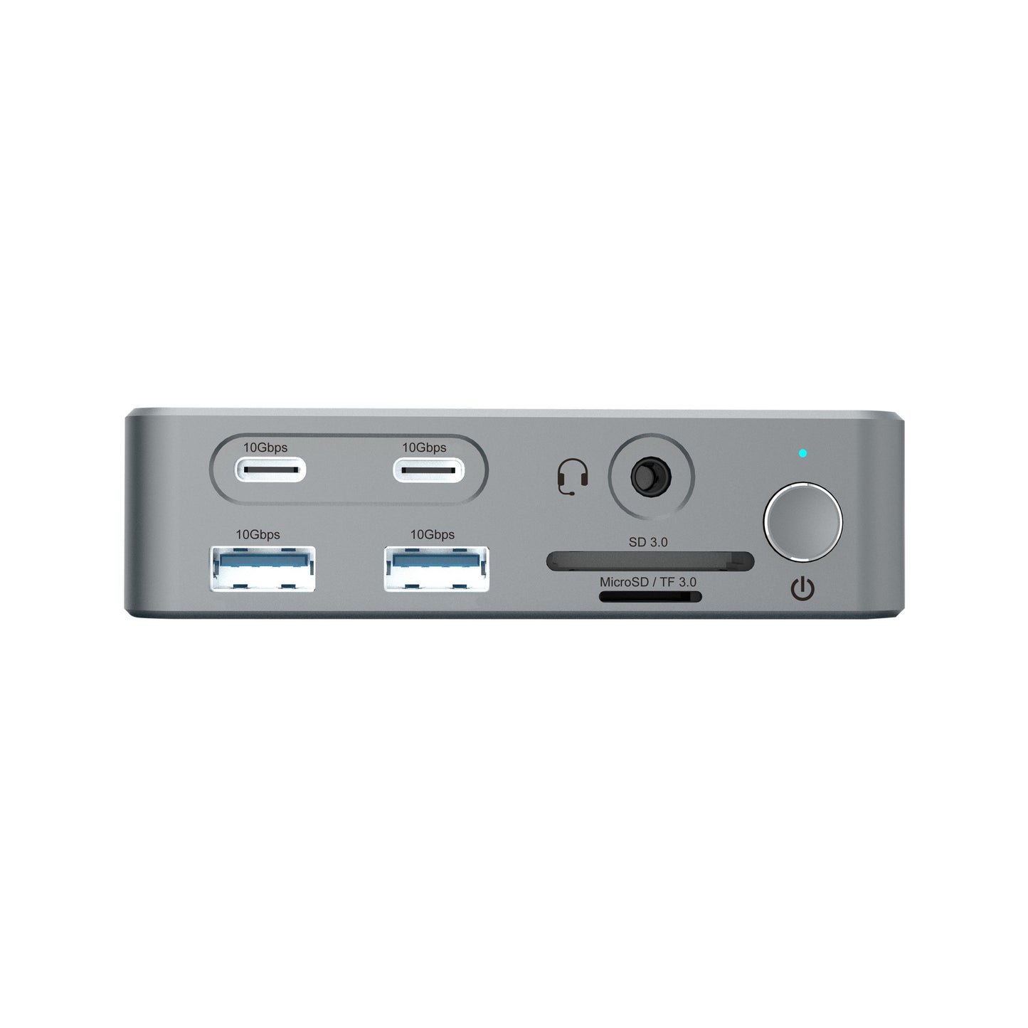 CONCEPTRONIC - DONN25G laptop dock poortreplicator Bedraad USB 3.2 Gen 2 (3.1 Gen 2) Type-C Zilver